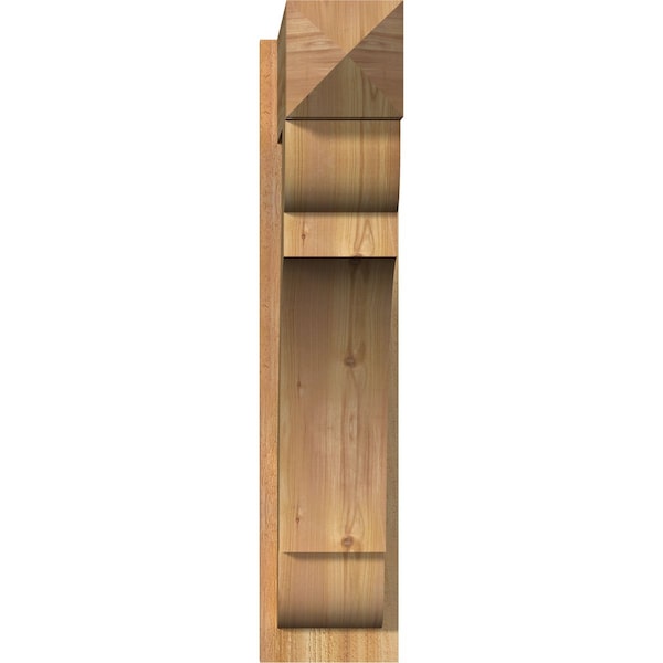 Olympic Arts & Crafts Rough Sawn Outlooker, Western Red Cedar, 8W X 30D X 36H